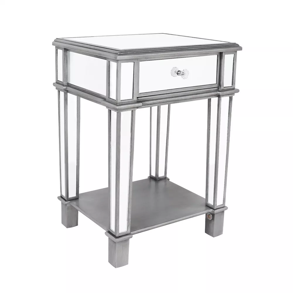 Lynch Mirrored Sofa Side End Table - Image 3