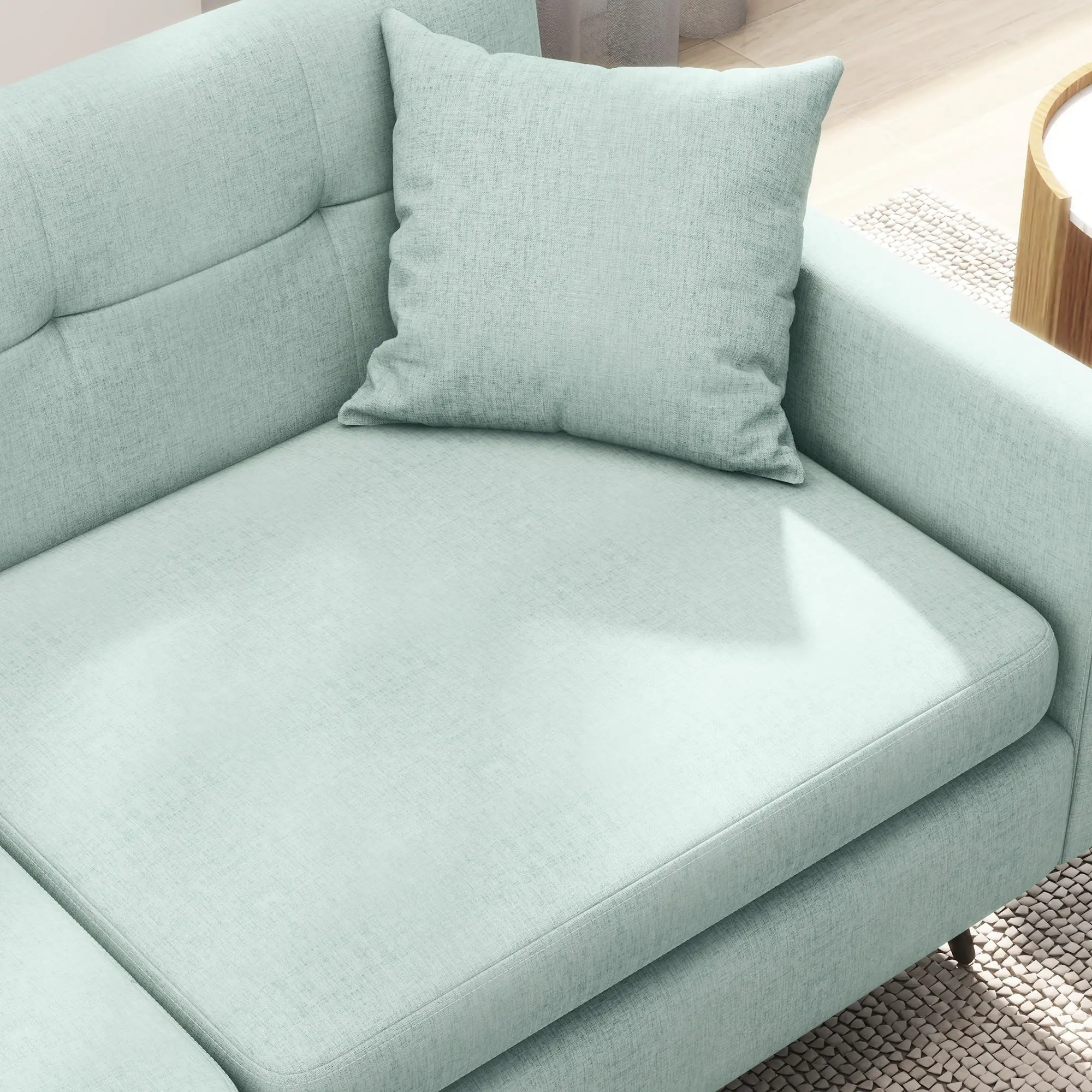 Lyndon Small 2 Seater Loveseat Sofa - Image 2