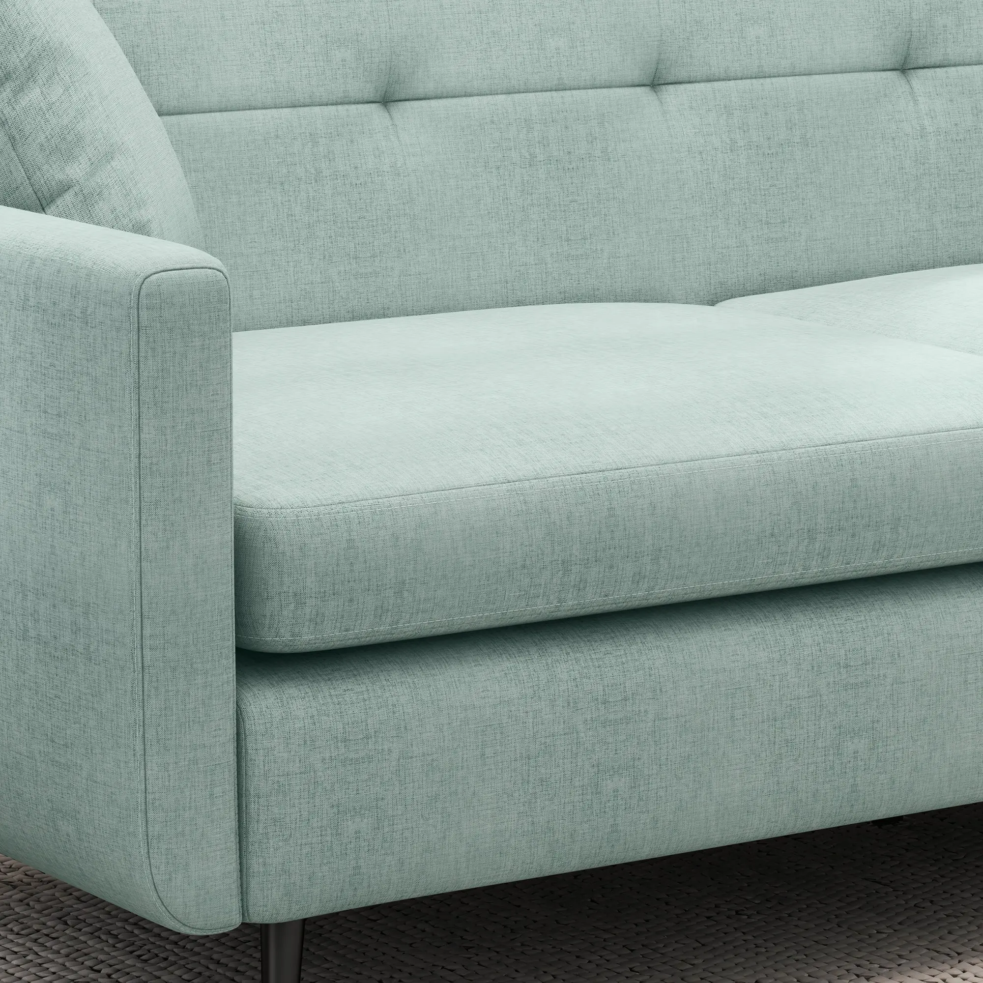 Lyndon Small 2 Seater Loveseat Sofa - Image 3
