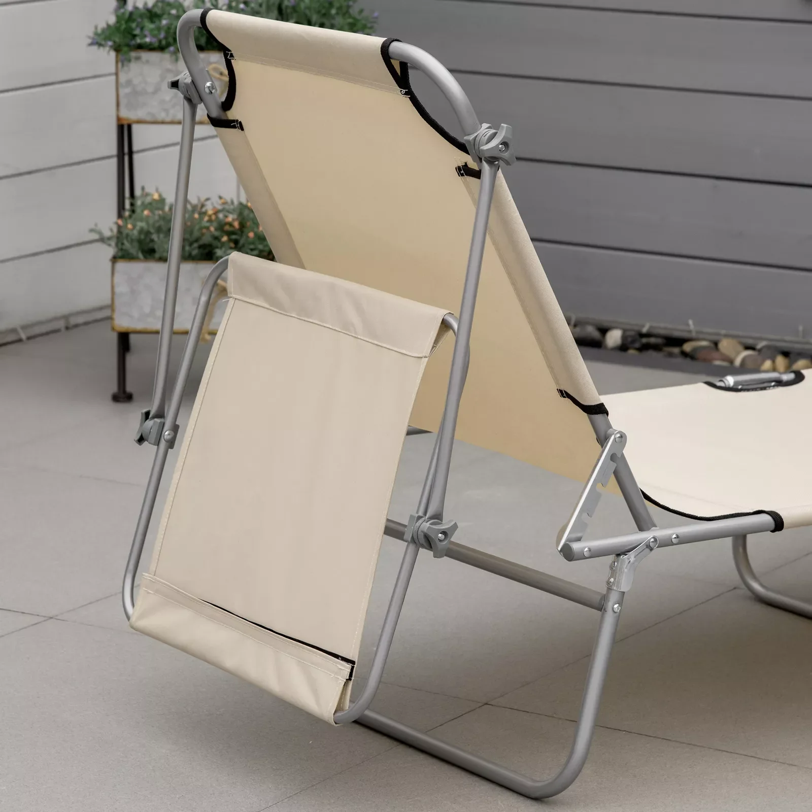 Macias Portable Outdoor Lounge Chair - Image 6