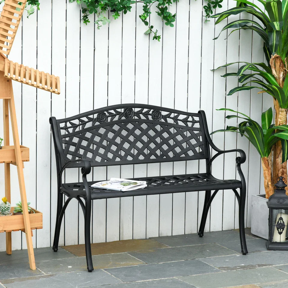 Malik Aluminium Outdoor Garden Bench