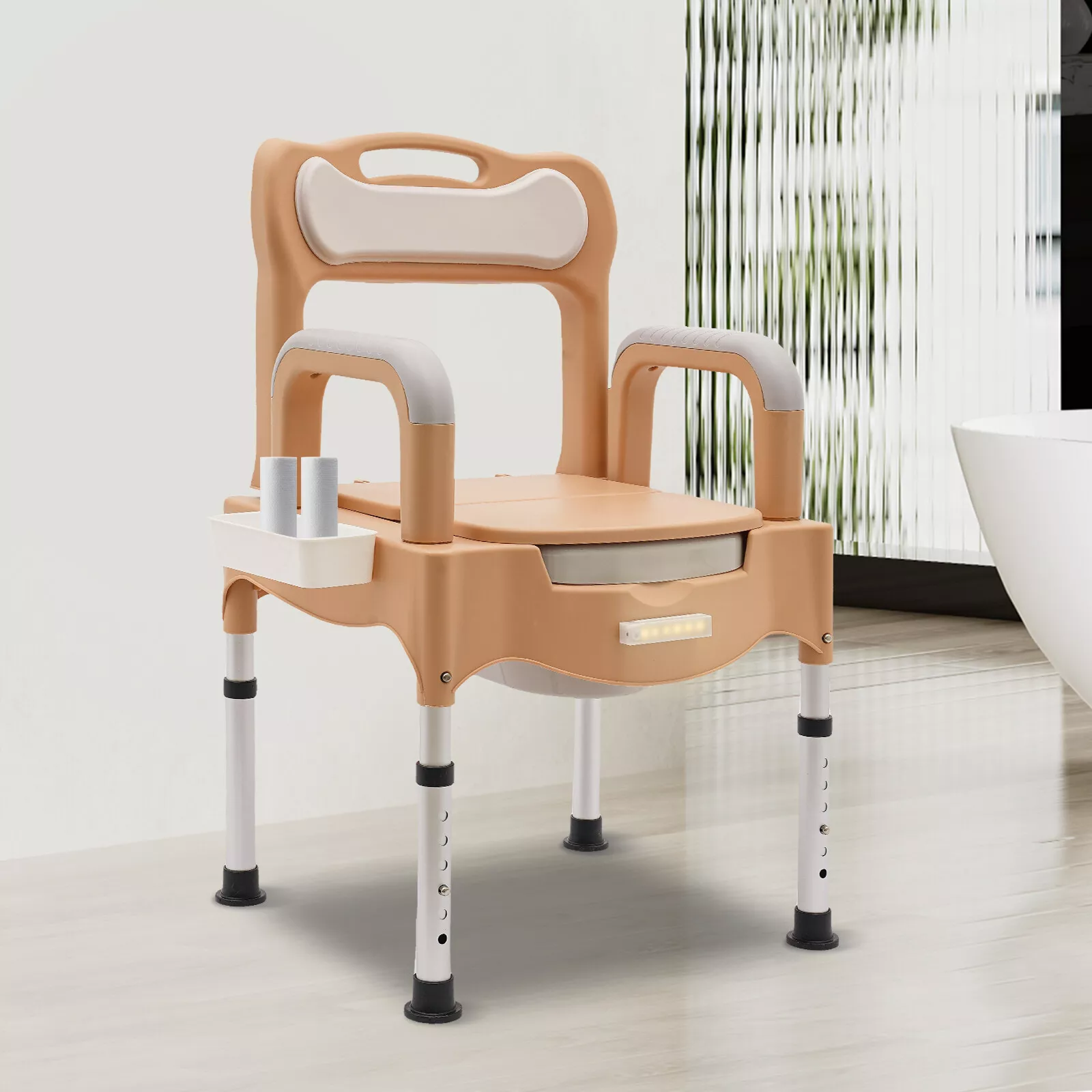 Mccall Adult's Bedside Commode Chair