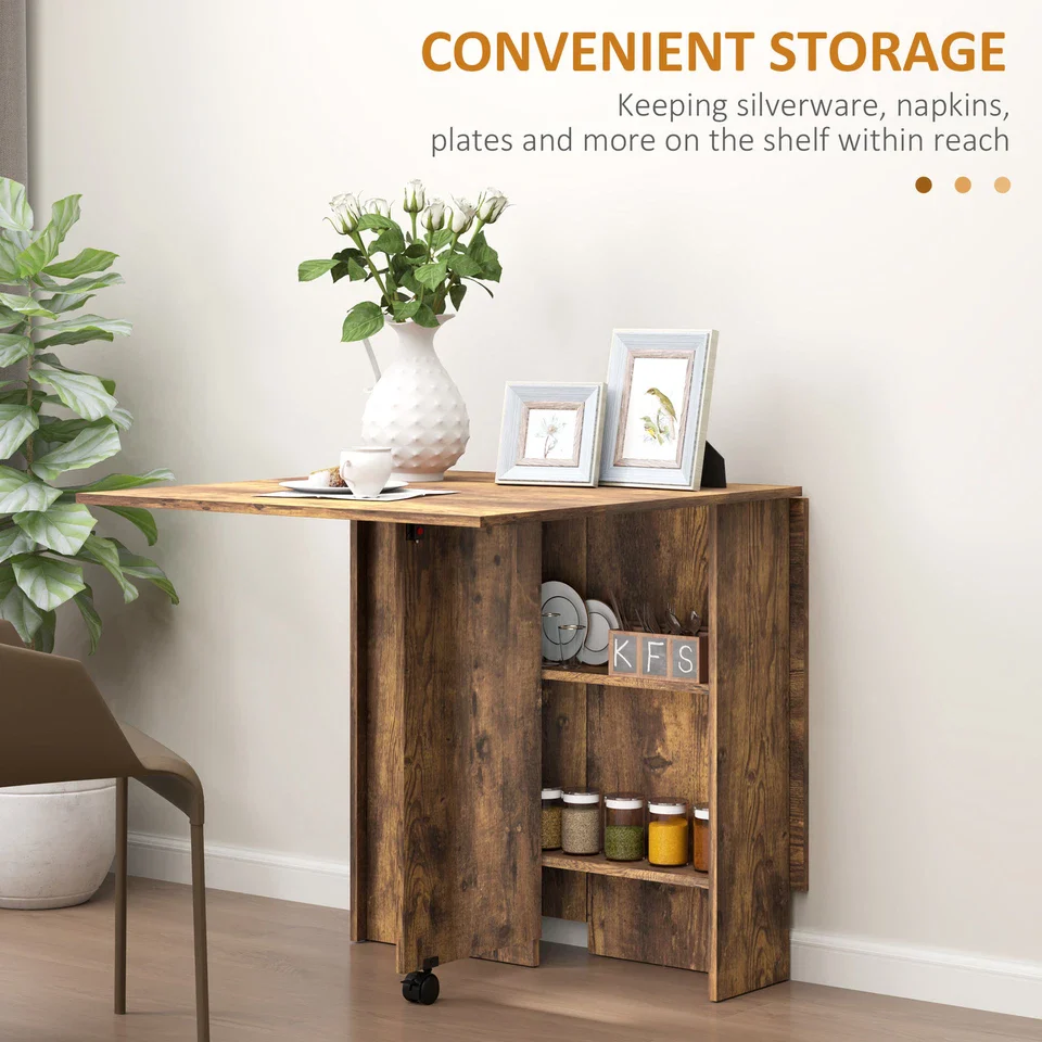 Miller Folding Dining Table - Image 5