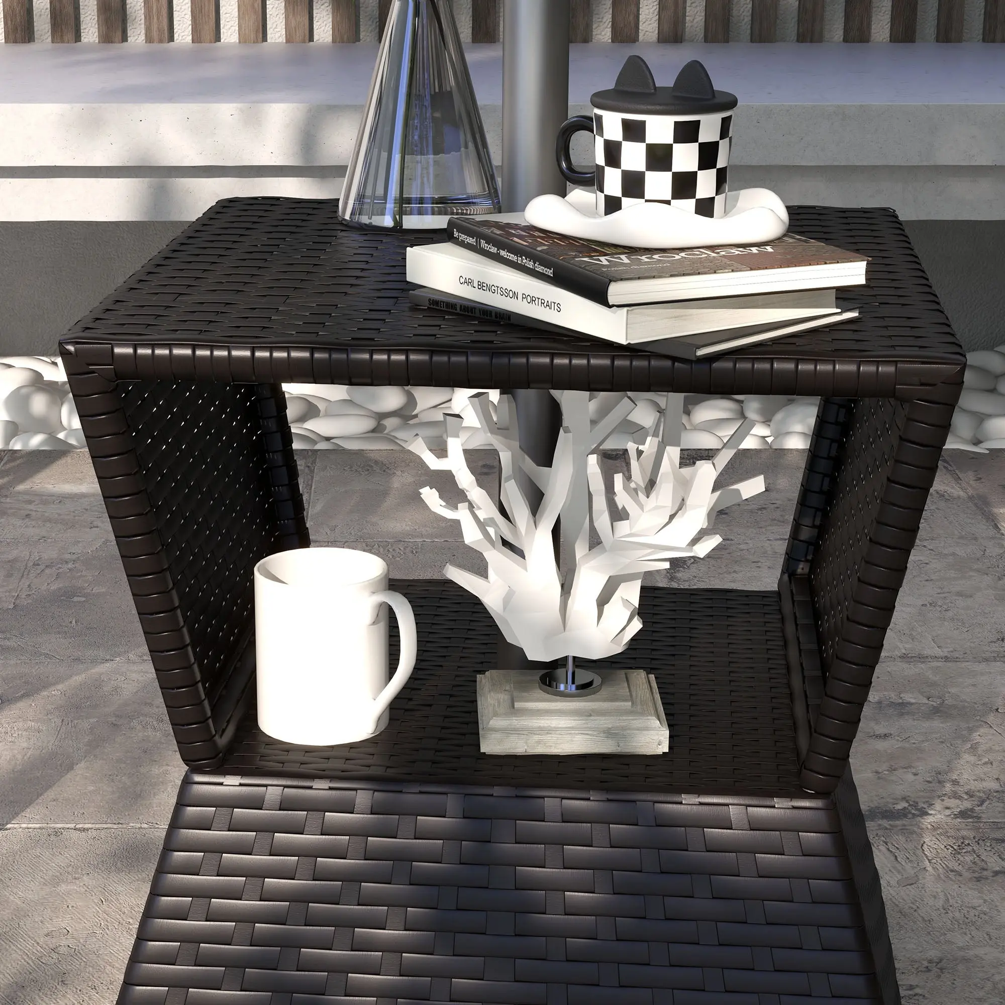 Miranda Rattan Outdoor Coffee Table - Image 6