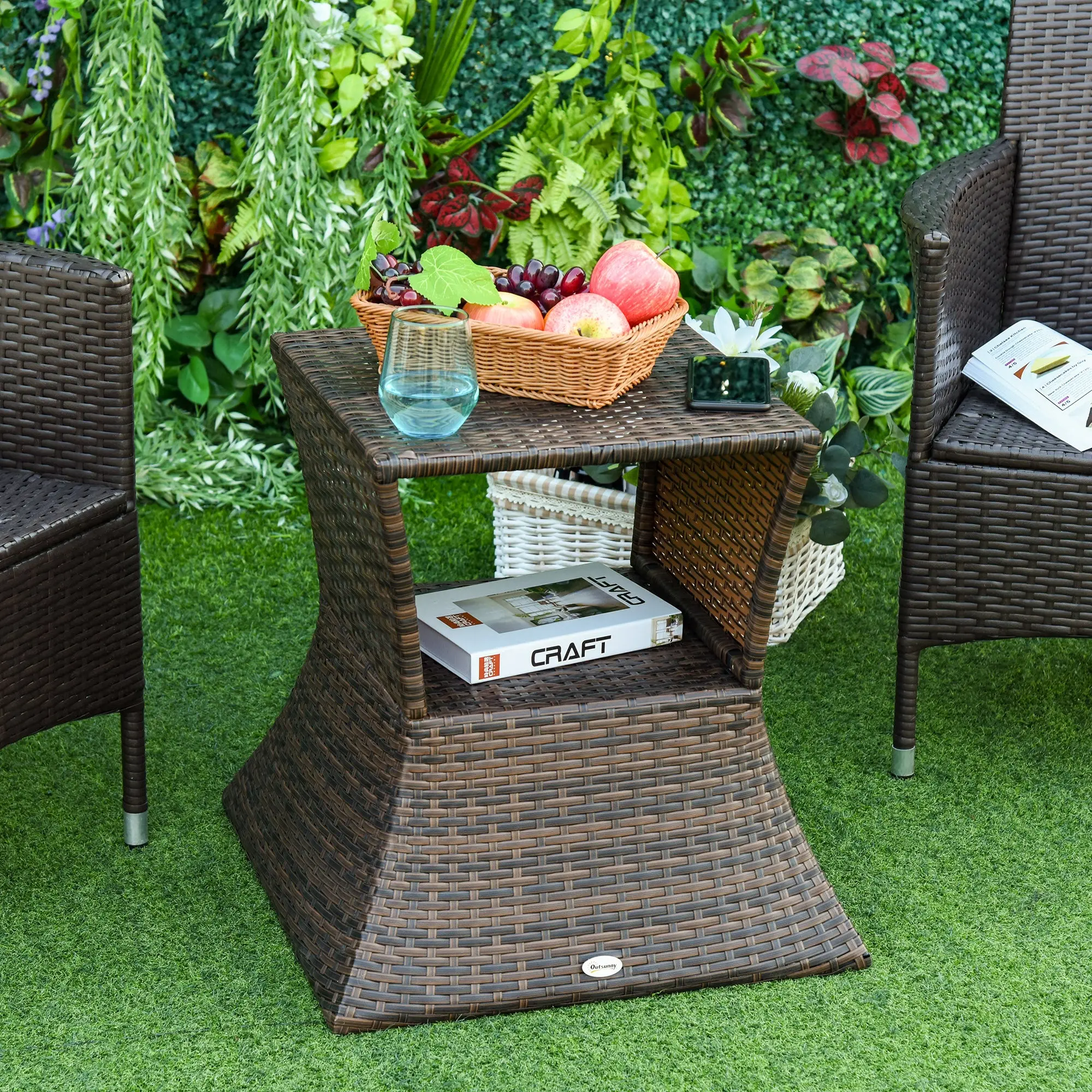 Miranda Rattan Outdoor Coffee Table - Image 8