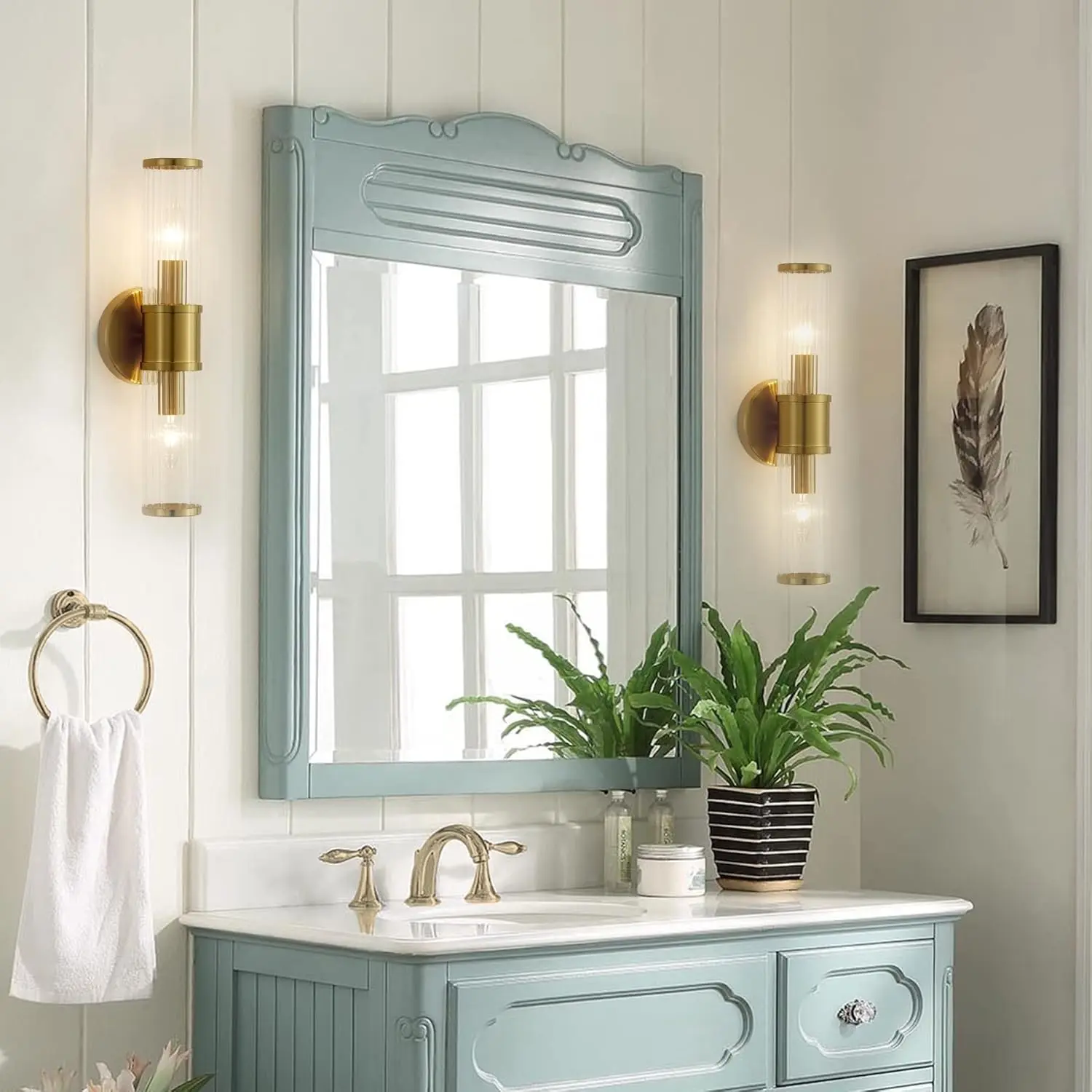 Modern Glass Wall Light