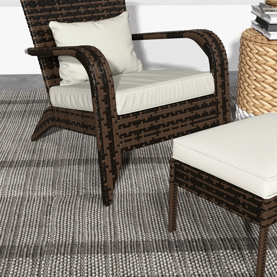 Moore Rattan Adirondack Chair - Image 5