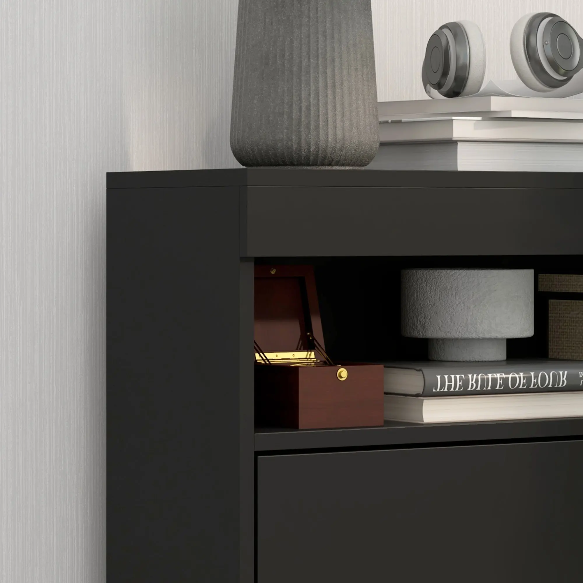 Moss Wall Mounted Shoe Storage Cabinet - Image 6