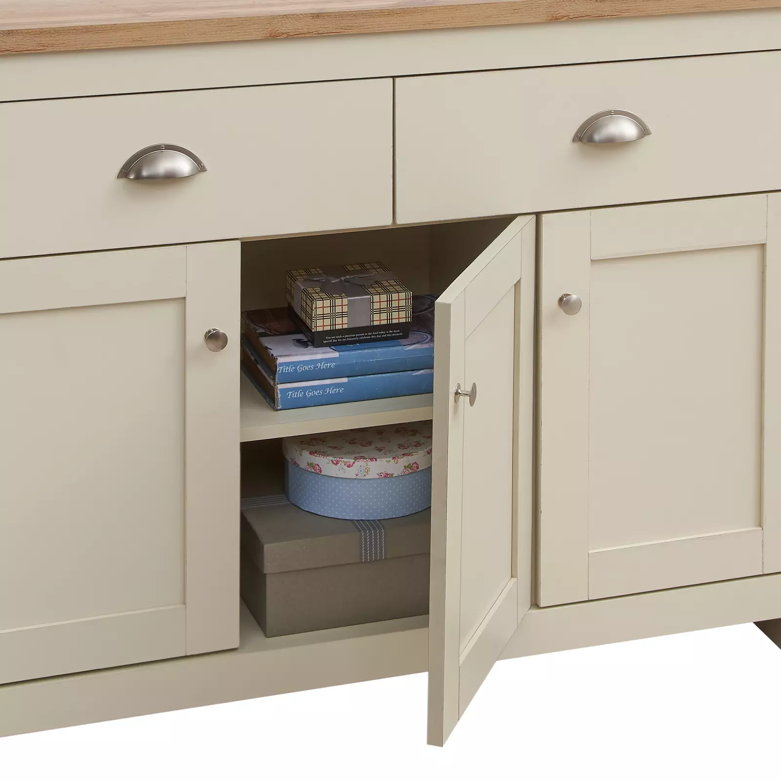 Nash Small Narrow Sideboard Cabinet - Image 4