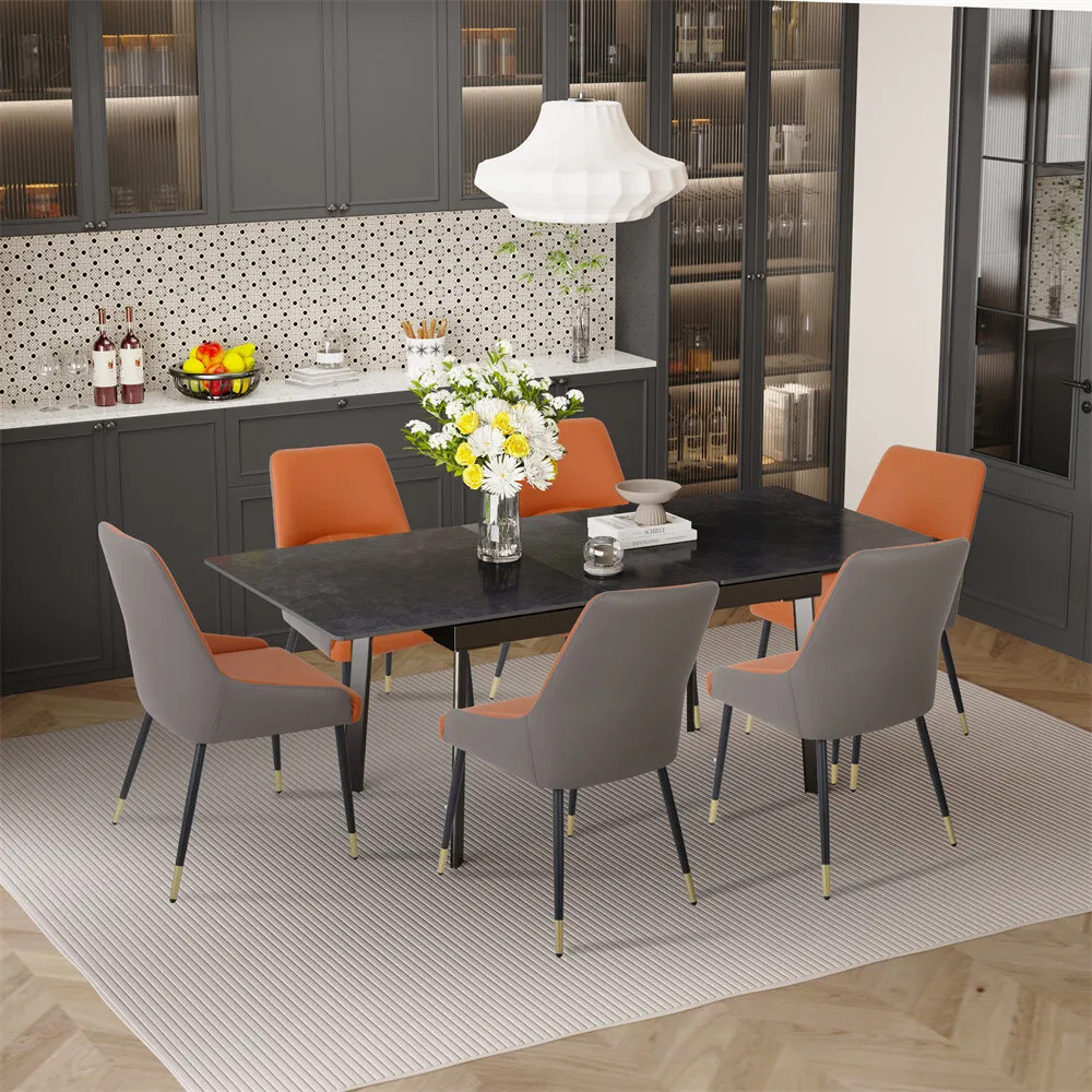 Neil Marble Extendable Dining Table - Image 10