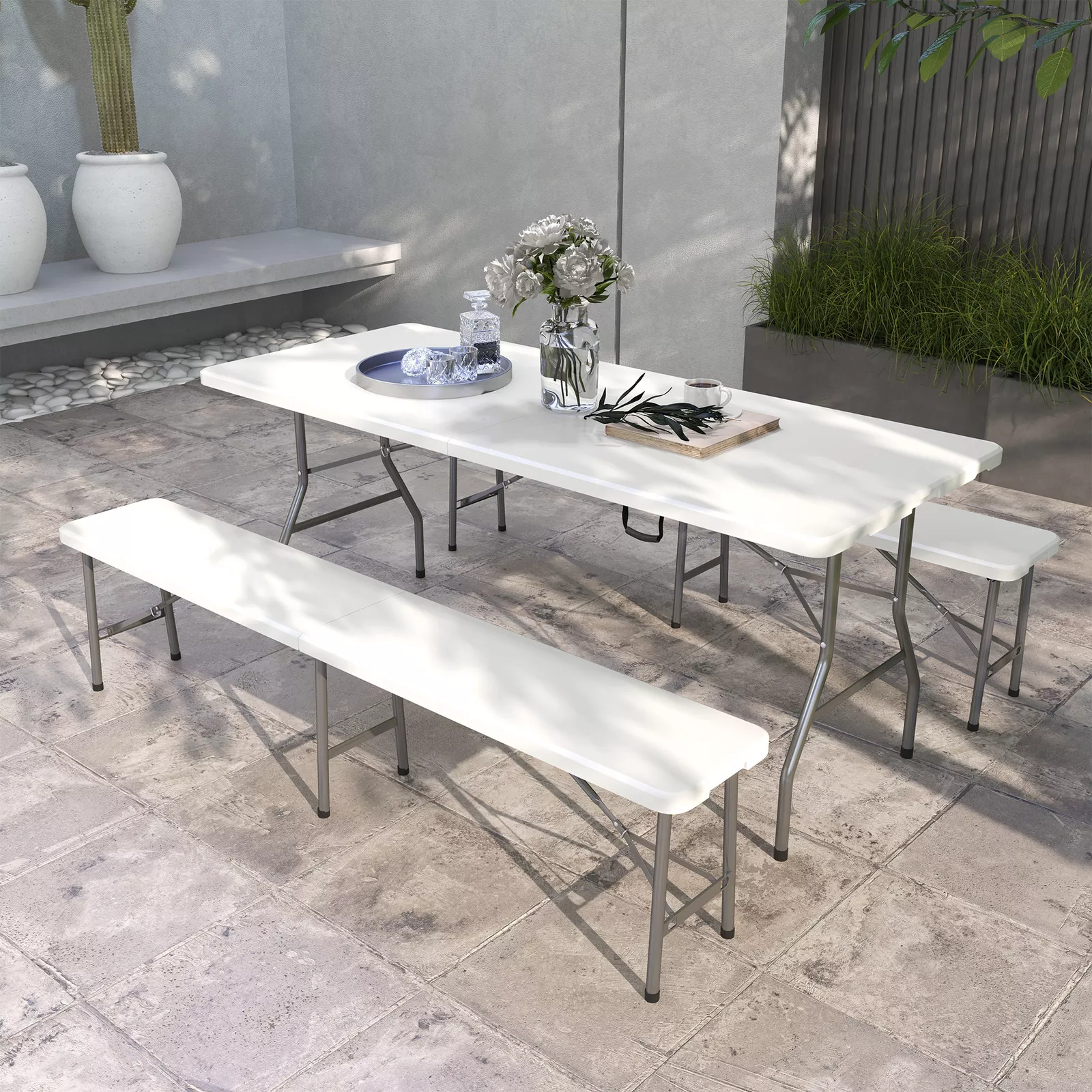 Ollie Foldable Picnic Bench Table