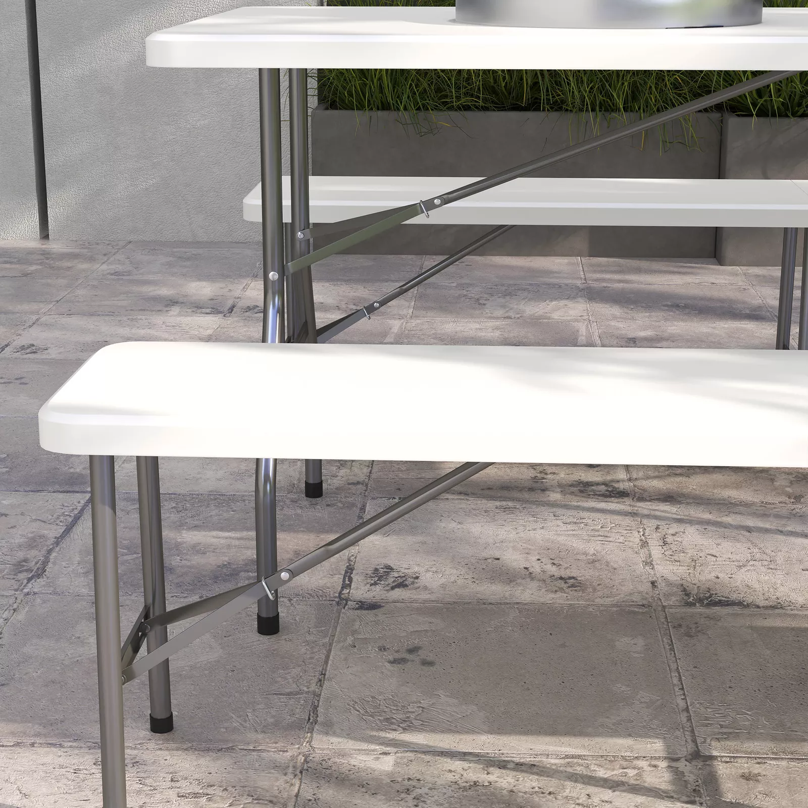 Ollie Foldable Picnic Bench Table - Image 7