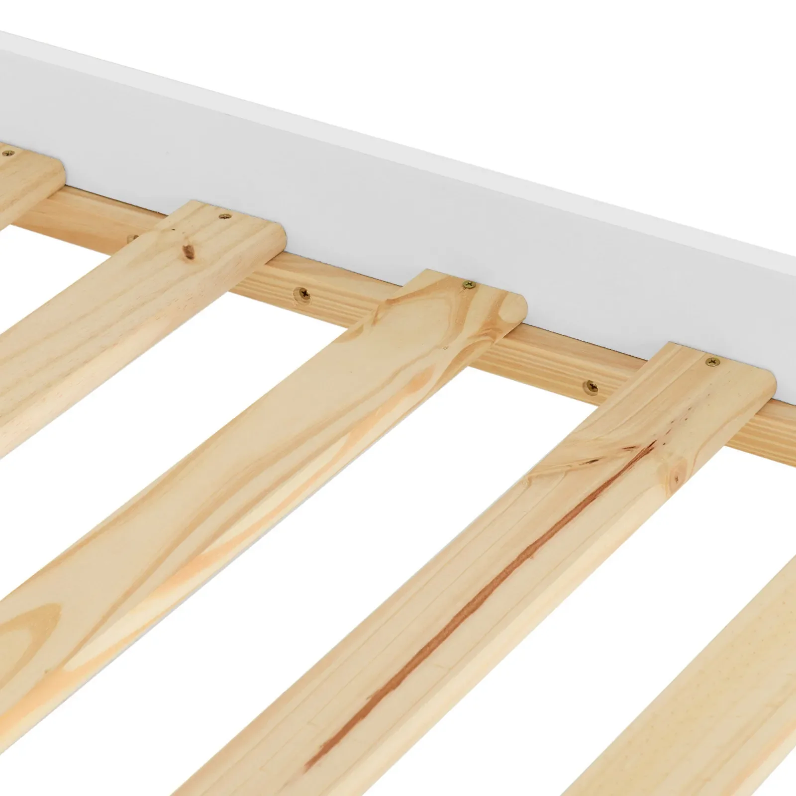 Olson White Solid Wood Bed Frame - Image 5