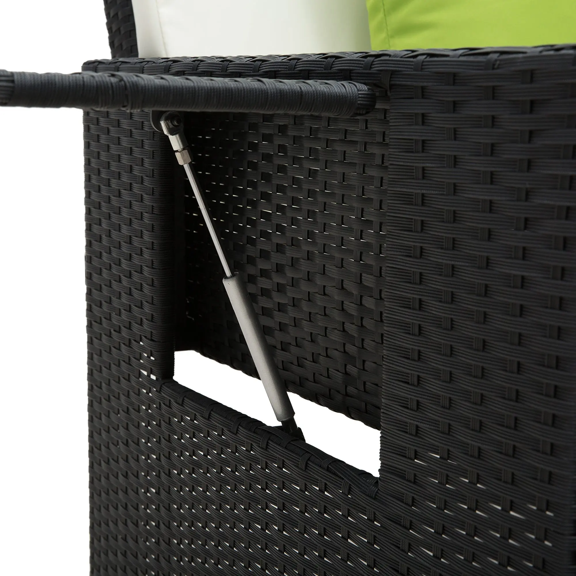 Owais Rattan Outdoor Garden Day Bed - Image 3