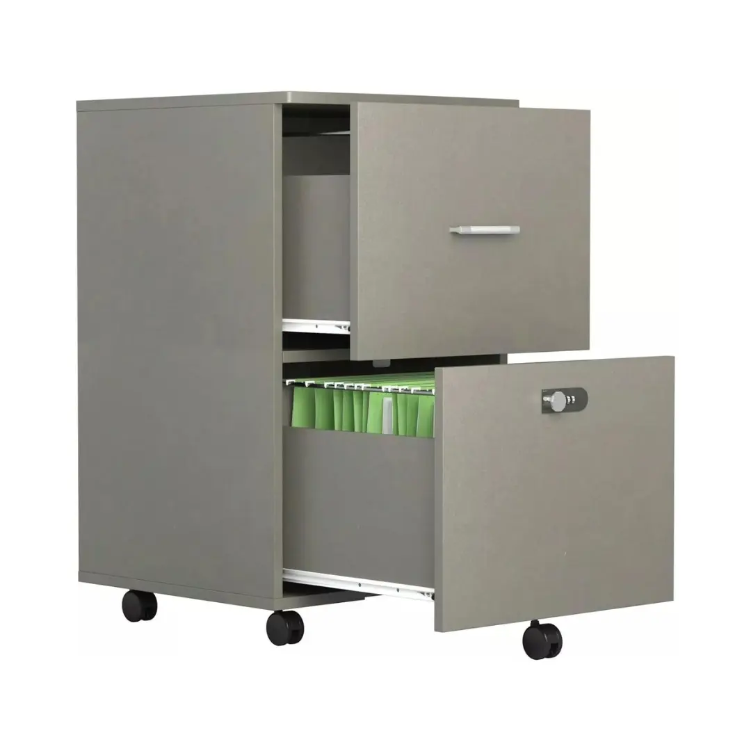 Pablo 2 Drawers Metal Filing Cabinet With Lock - Image 3