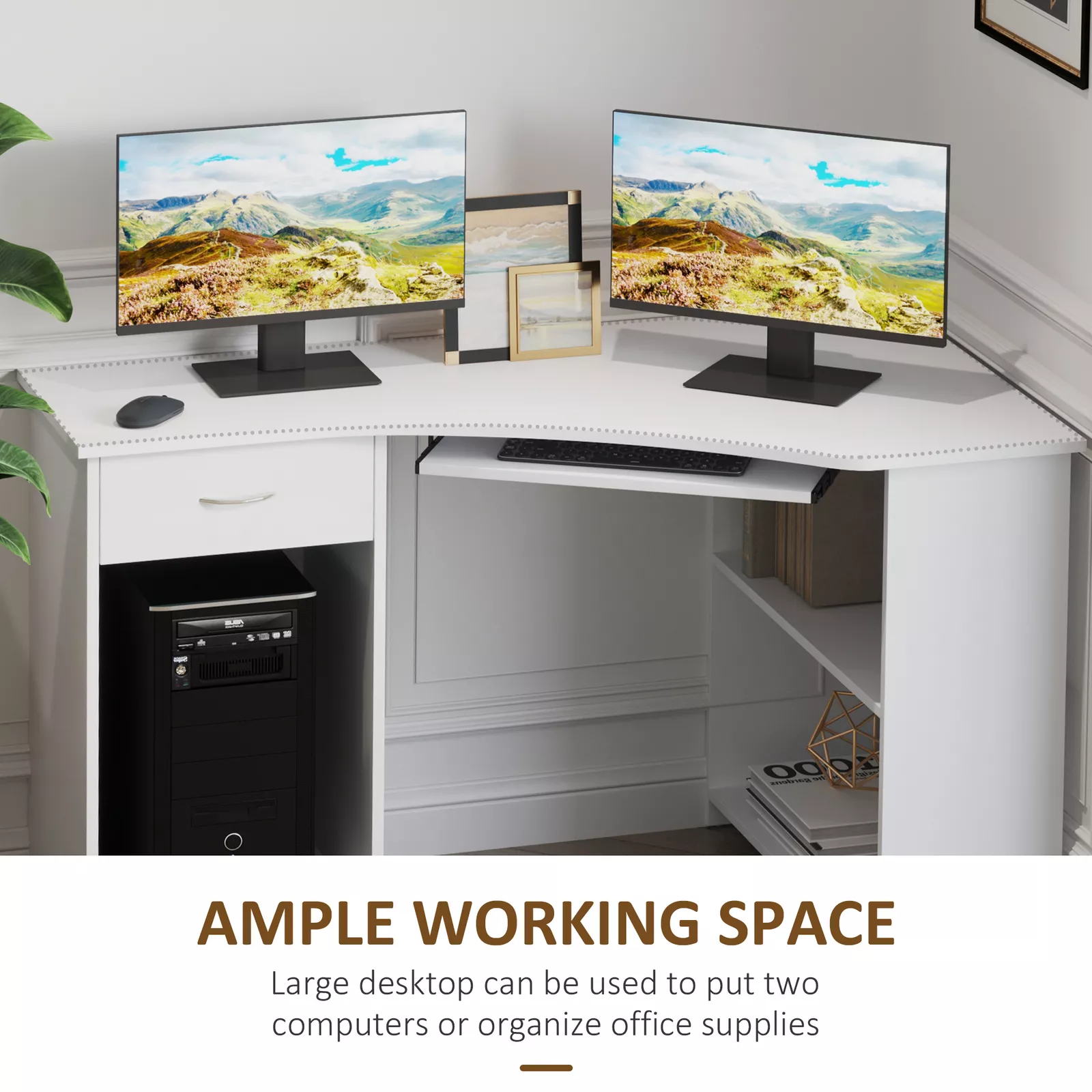 Phelps L Shape Office Computer Desk - Image 5