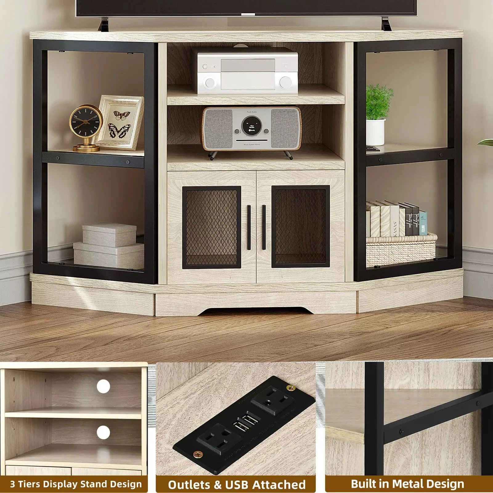 Pippa Corner Entertainment TV Stand - Image 3