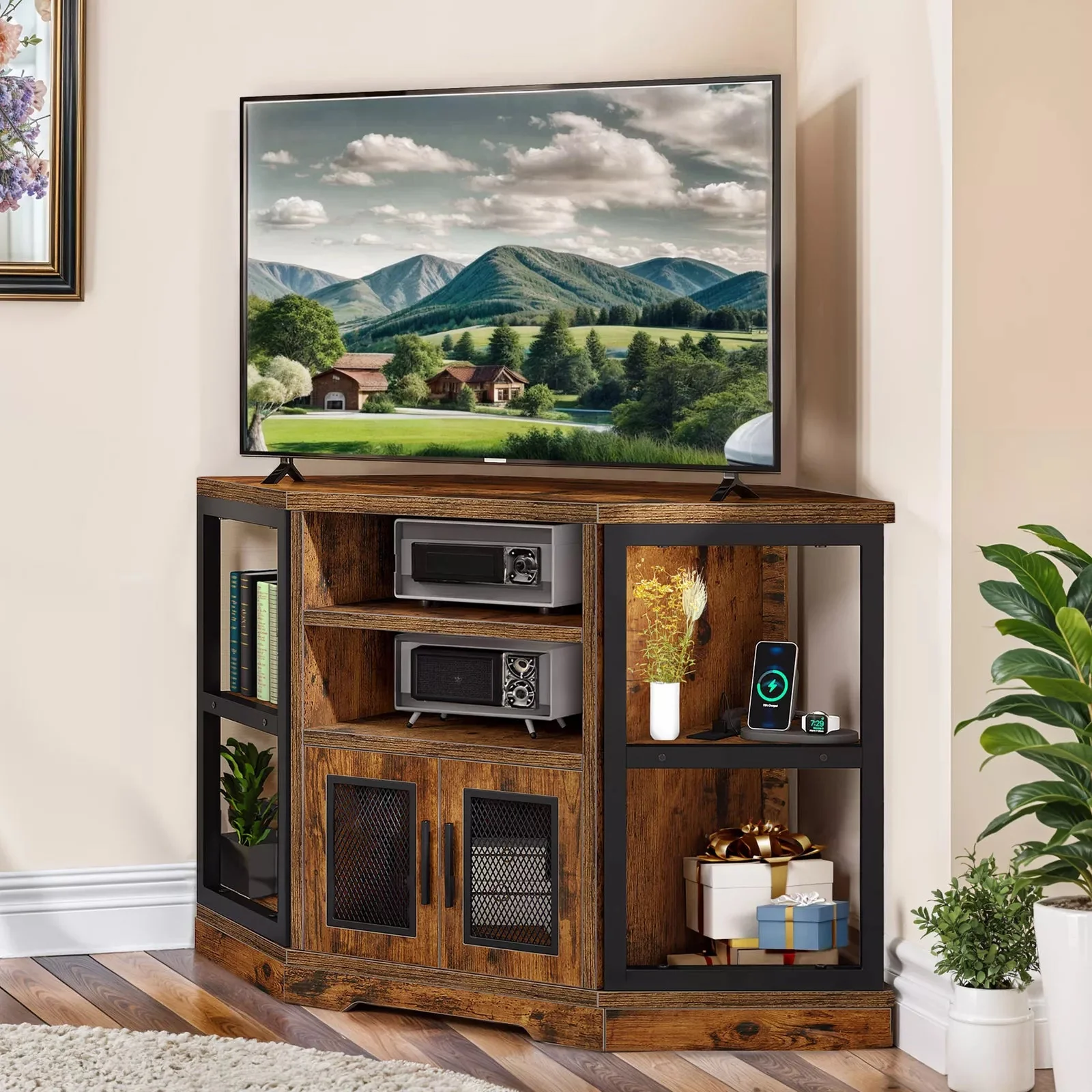 Pippa Corner Entertainment TV Stand - Image 9