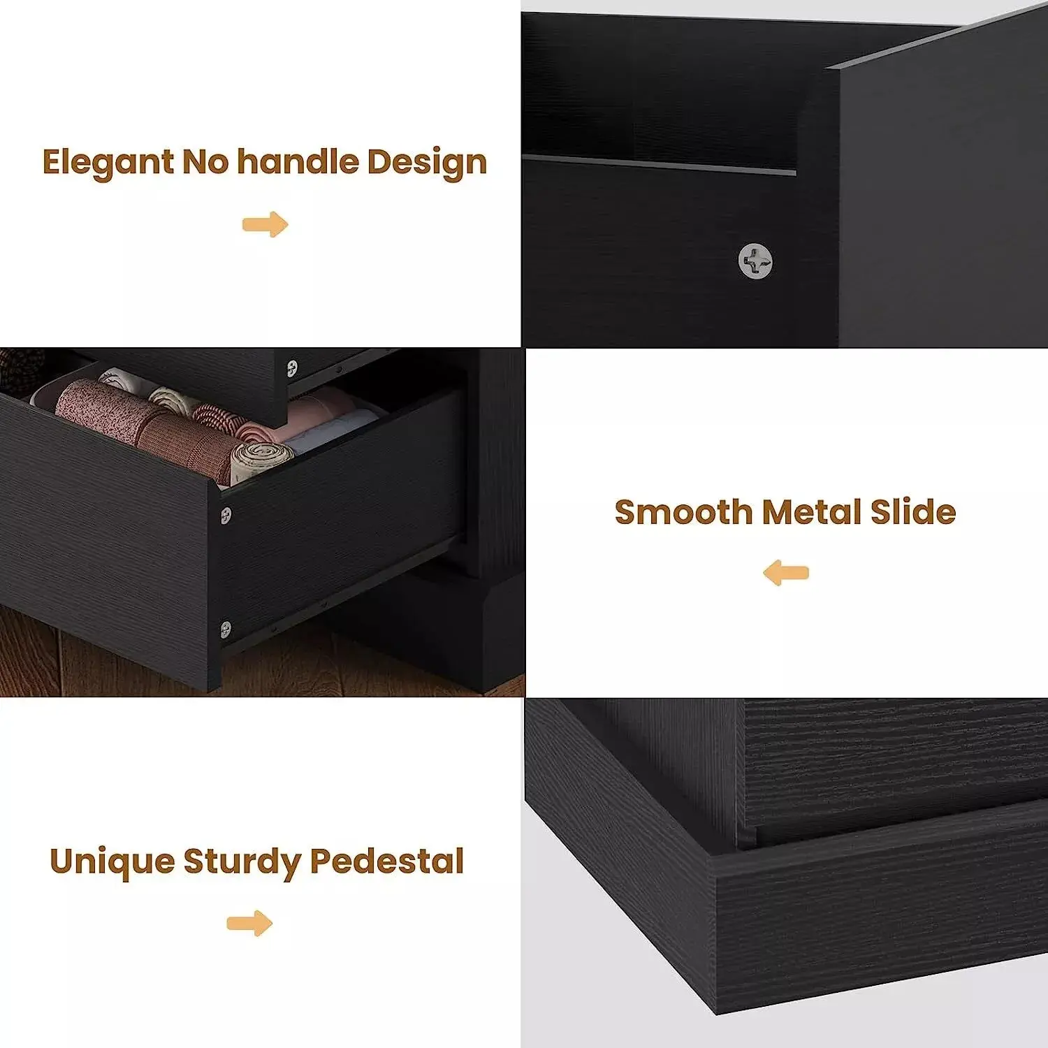 Pitts Modern 8 Drawer Chest Dresser - Image 4
