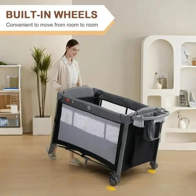 Portable Baby Bedside Travel Bassinet - Image 5