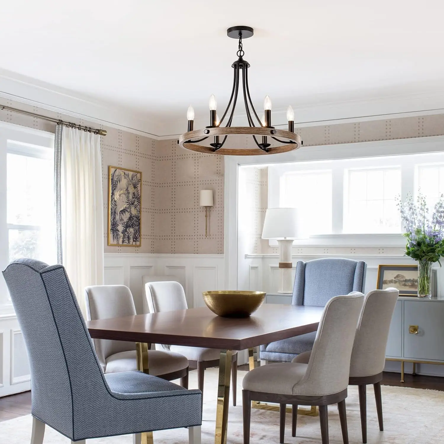 Rafe Antique Dining Room Chandelier - Image 2