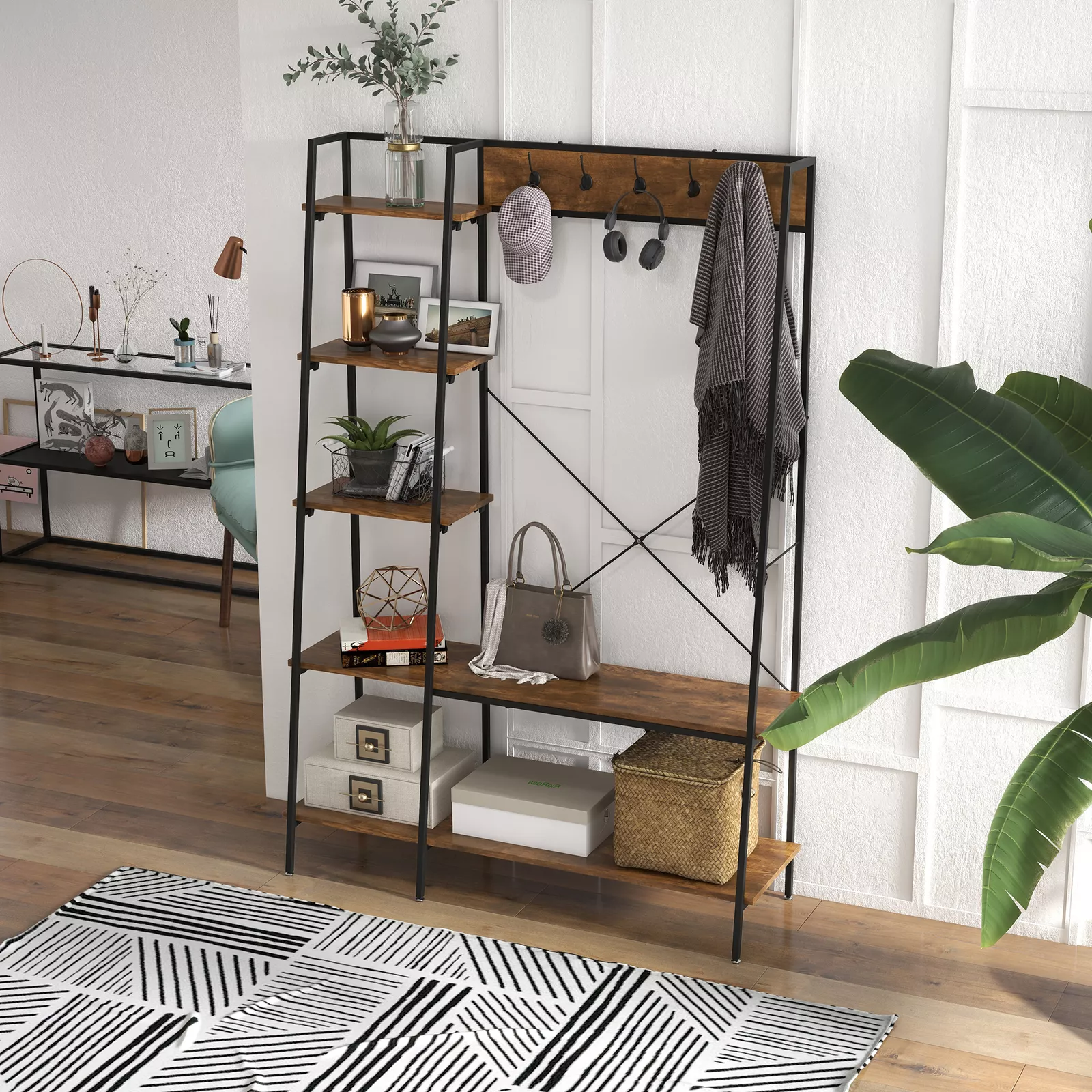 Ramos Coat Stand With Shoe Rack