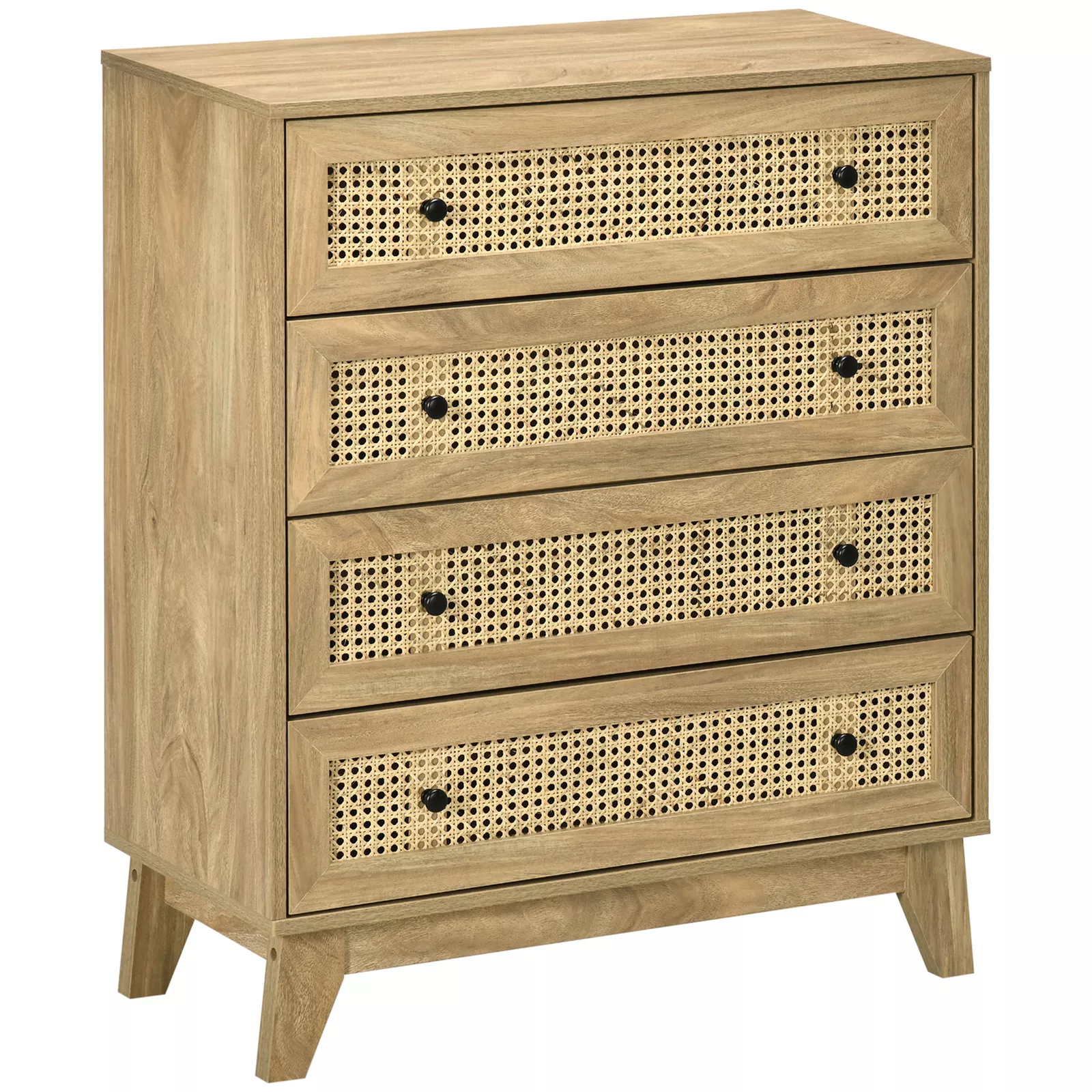 Rattan Bedroom 4 Dresser Chest - Image 2