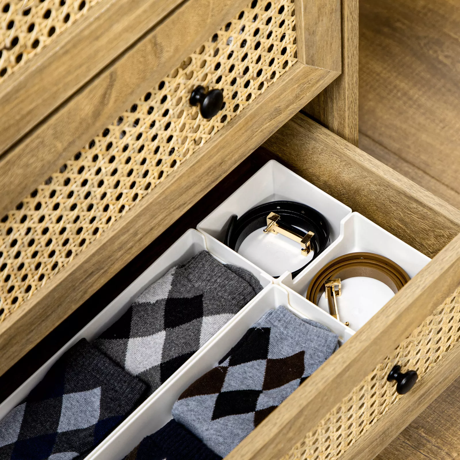 Rattan Bedroom 4 Dresser Chest - Image 6