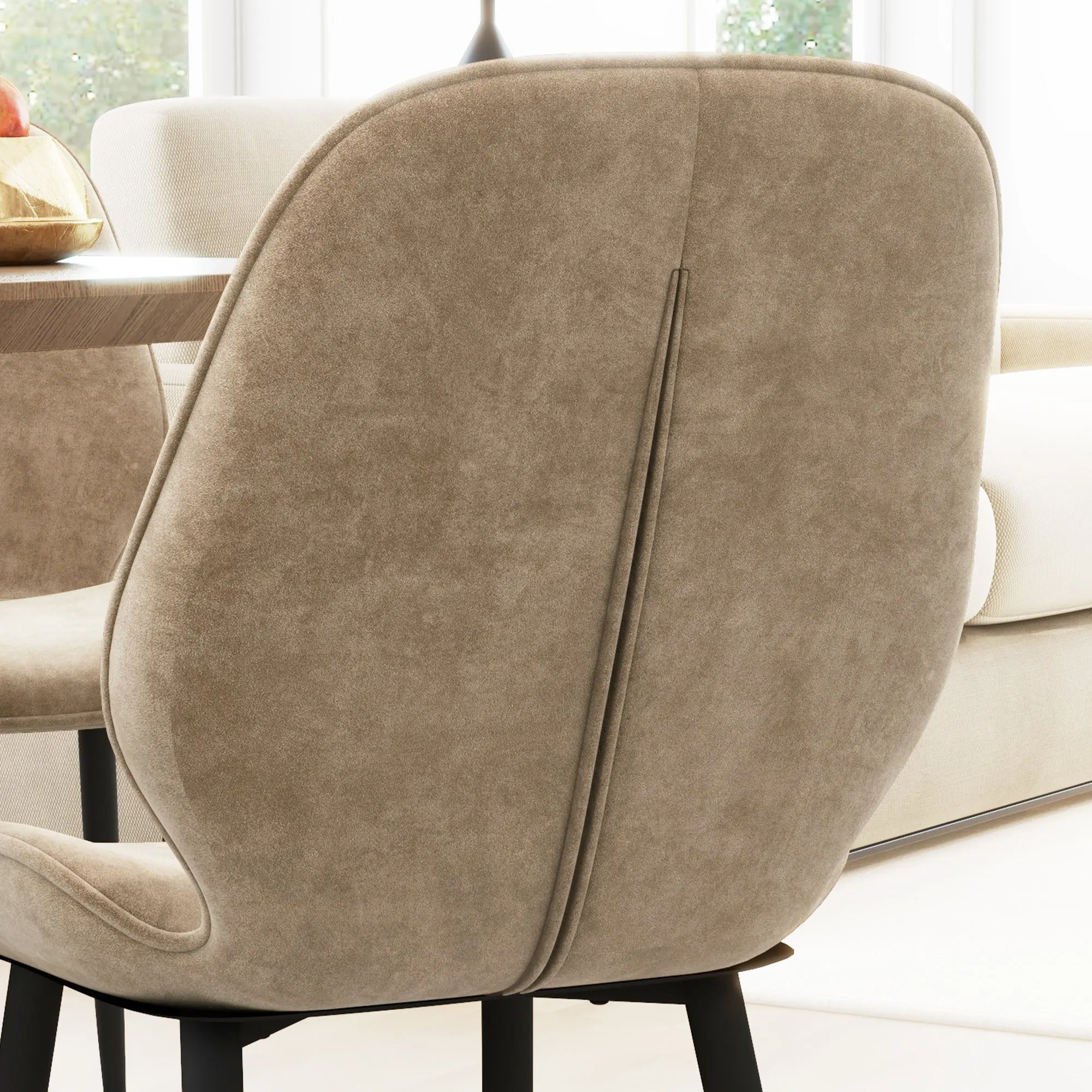 Ray Velvet Dining Room Chair (Set of 2) - Image 8