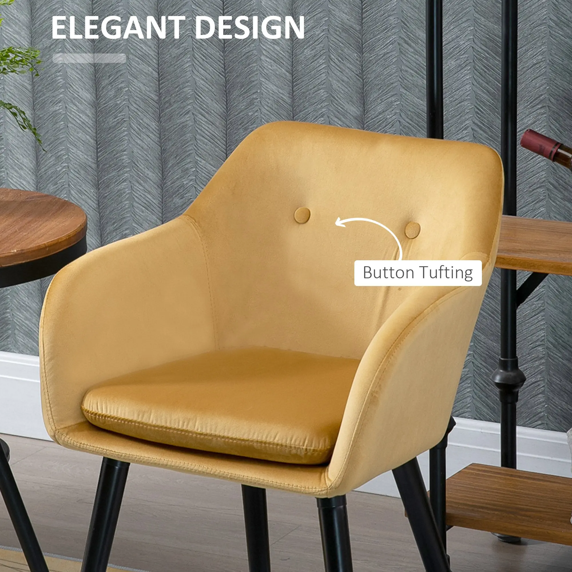 Renee Velvet Dining Room Chair (Set of 2) - Image 4