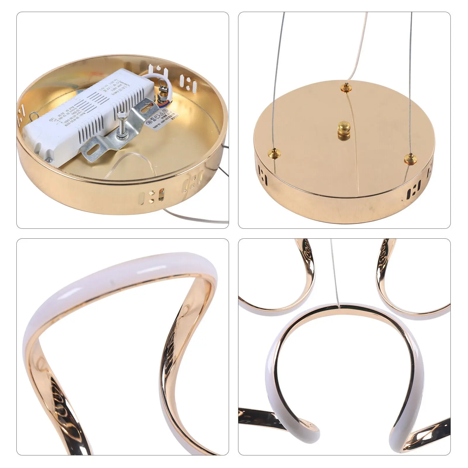 Ribbon Modern Dining Room Chandelier - Image 4
