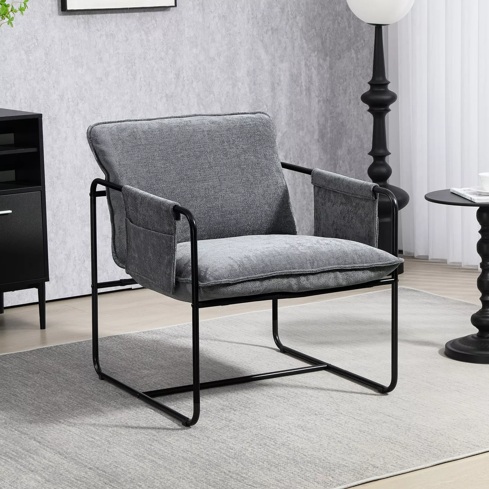 Riggs Chenille Accent Armchair