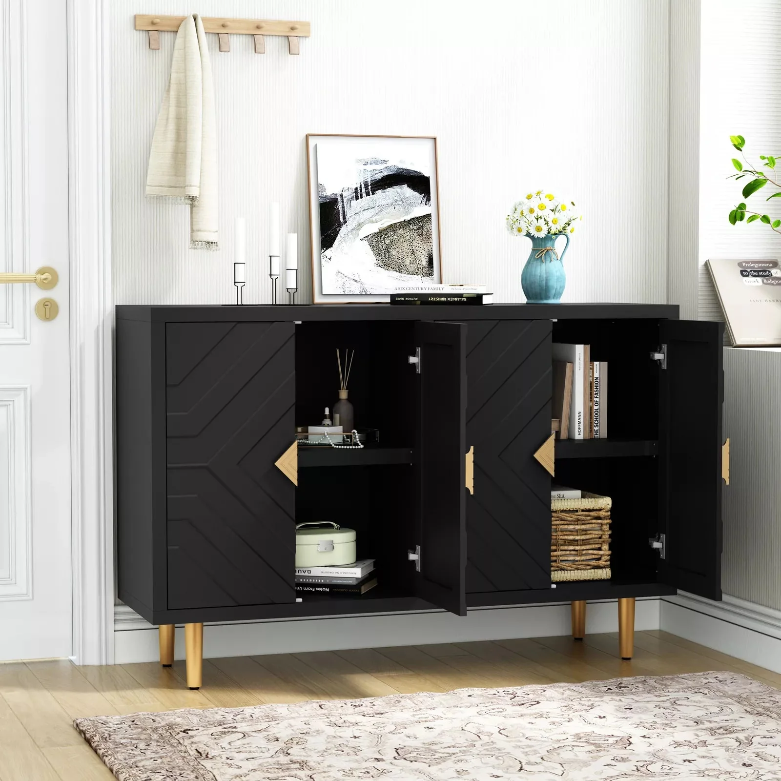 Rivera Modern Sideboard Buffet Cabinet - Image 2