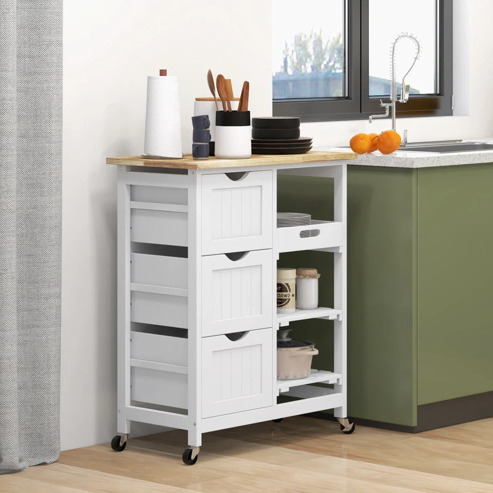 Rory Portable Kitchen Island Cart - Image 9