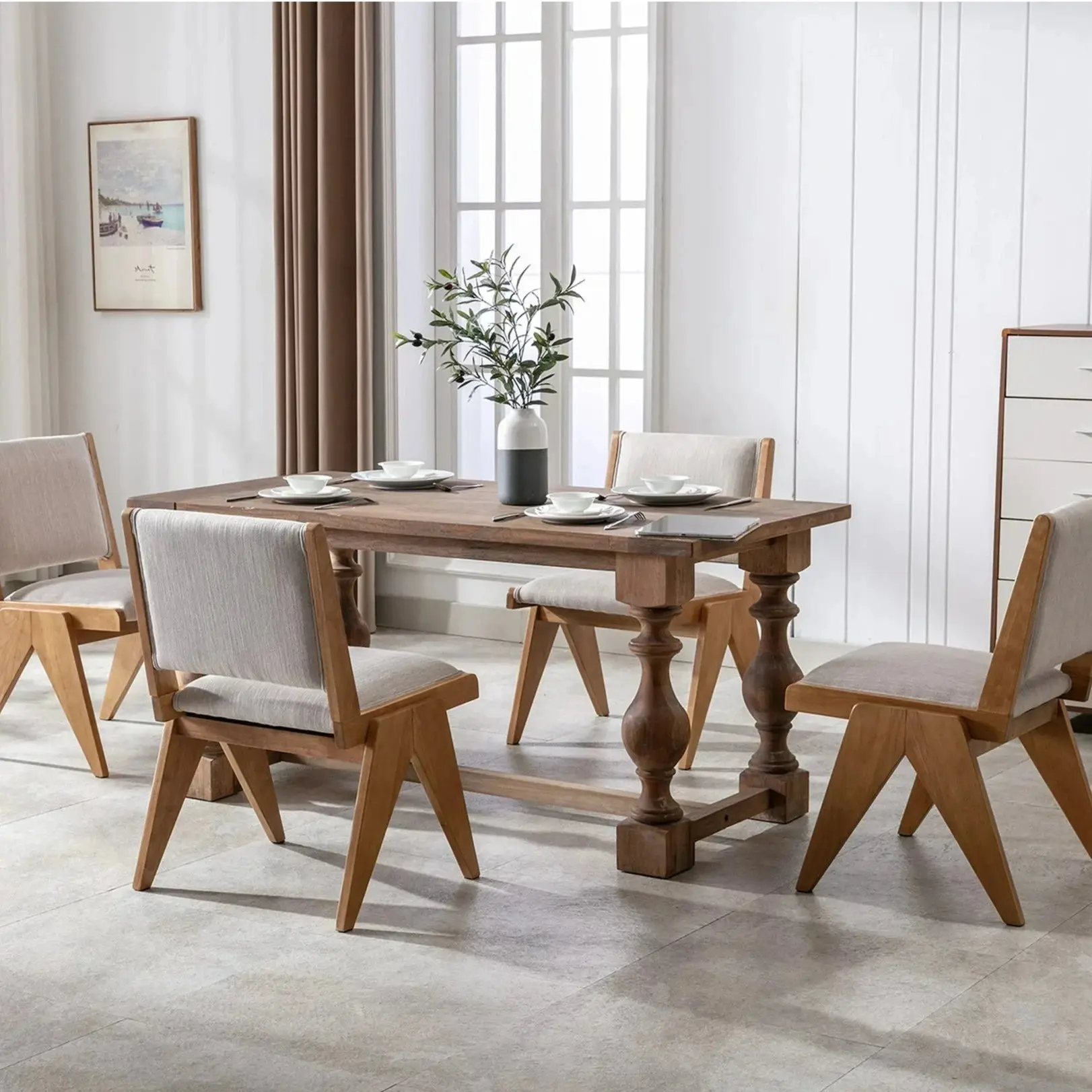 Rowe Velvet Mid Century Dining Chair (Set of 2) - Image 2