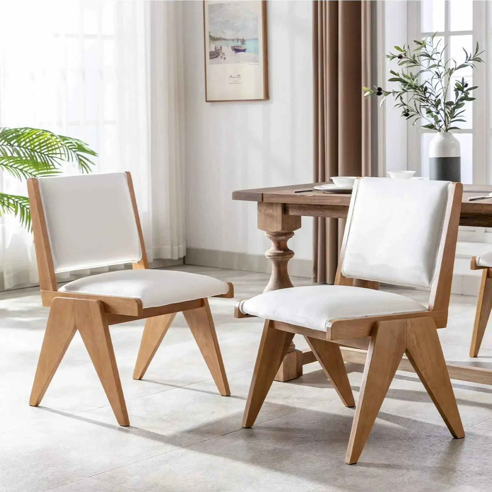 Rowe Velvet Mid Century Dining Chair (Set of 2) - Image 7
