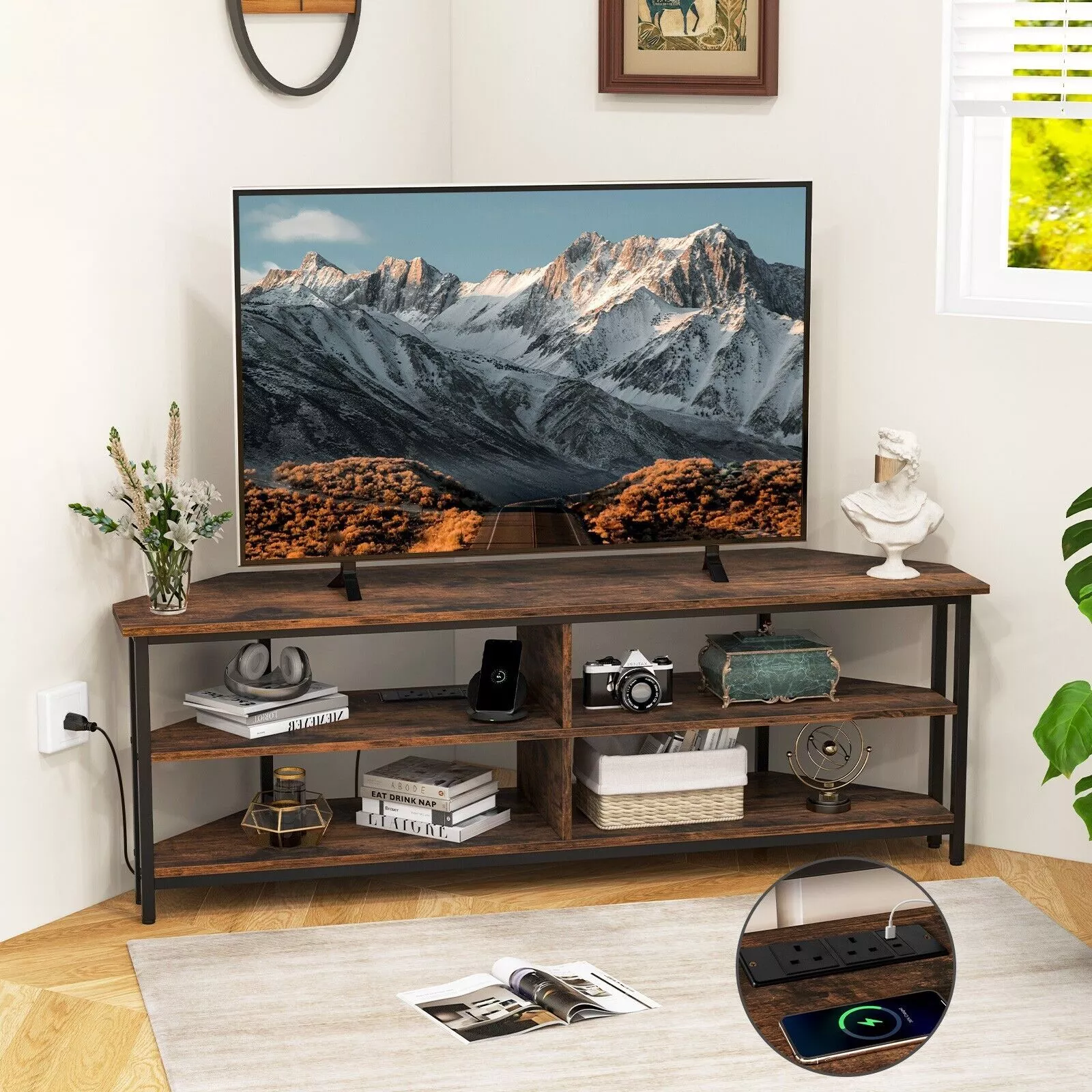 Rupert Corner TV Stand