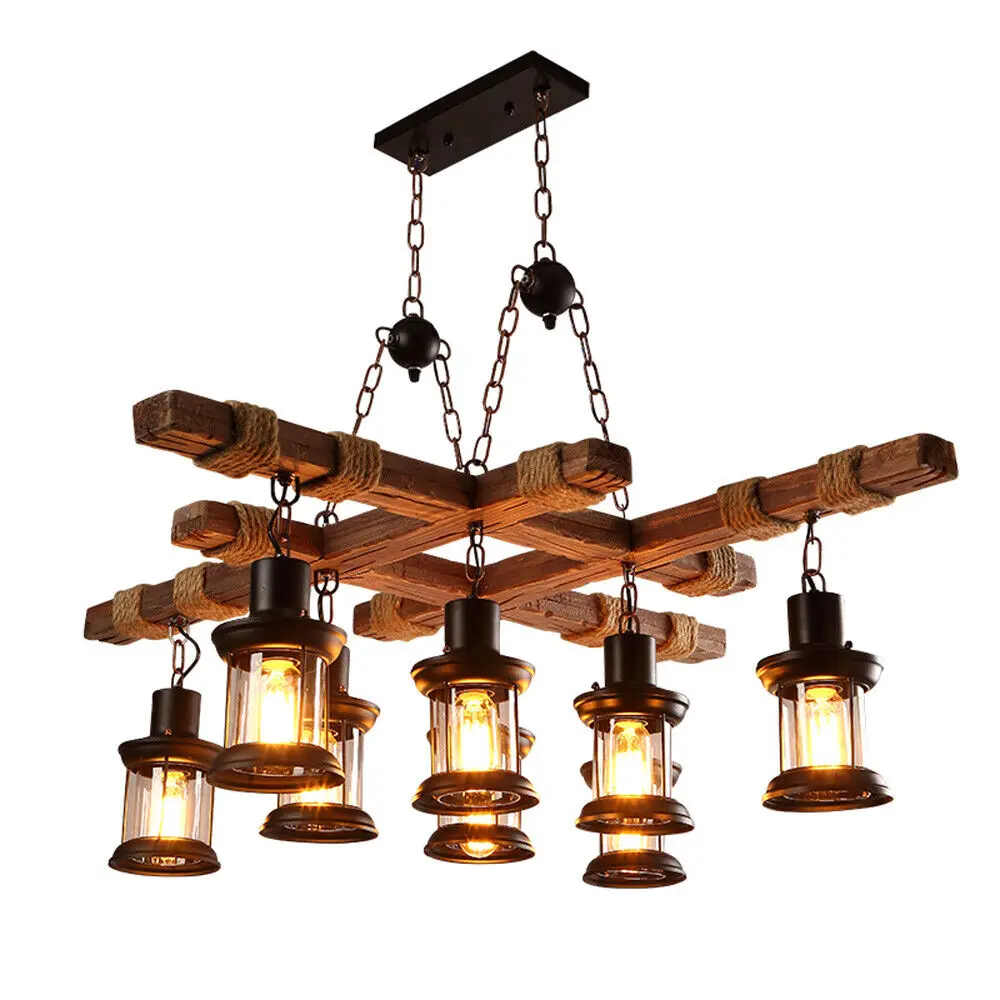 Rustic Industrial Dining Room Chandelier - Image 2