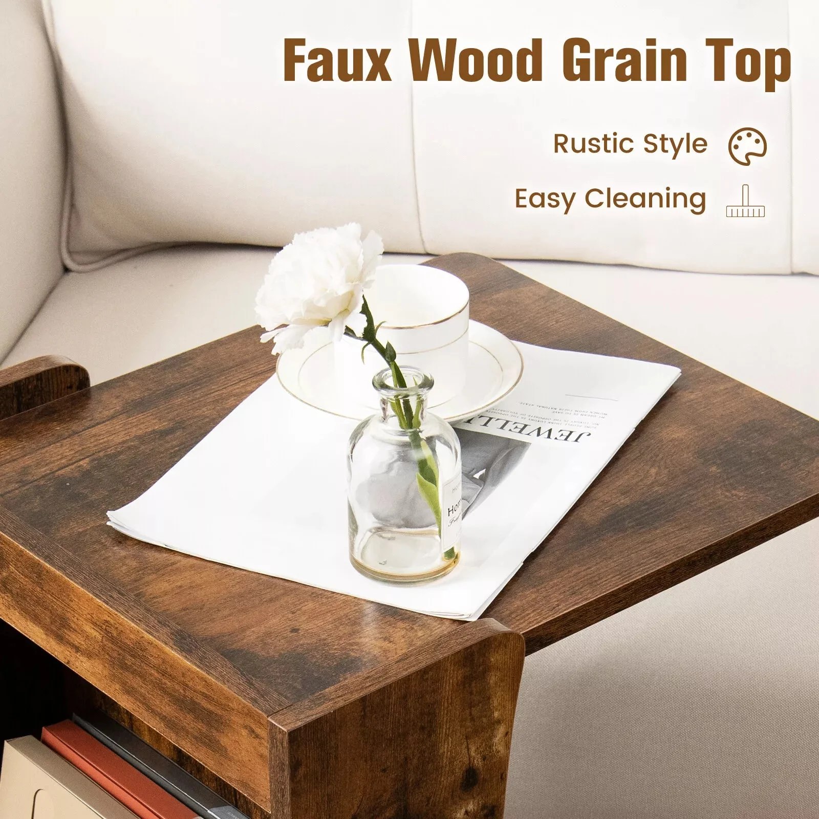 Rustic Living Room End Table - Image 4