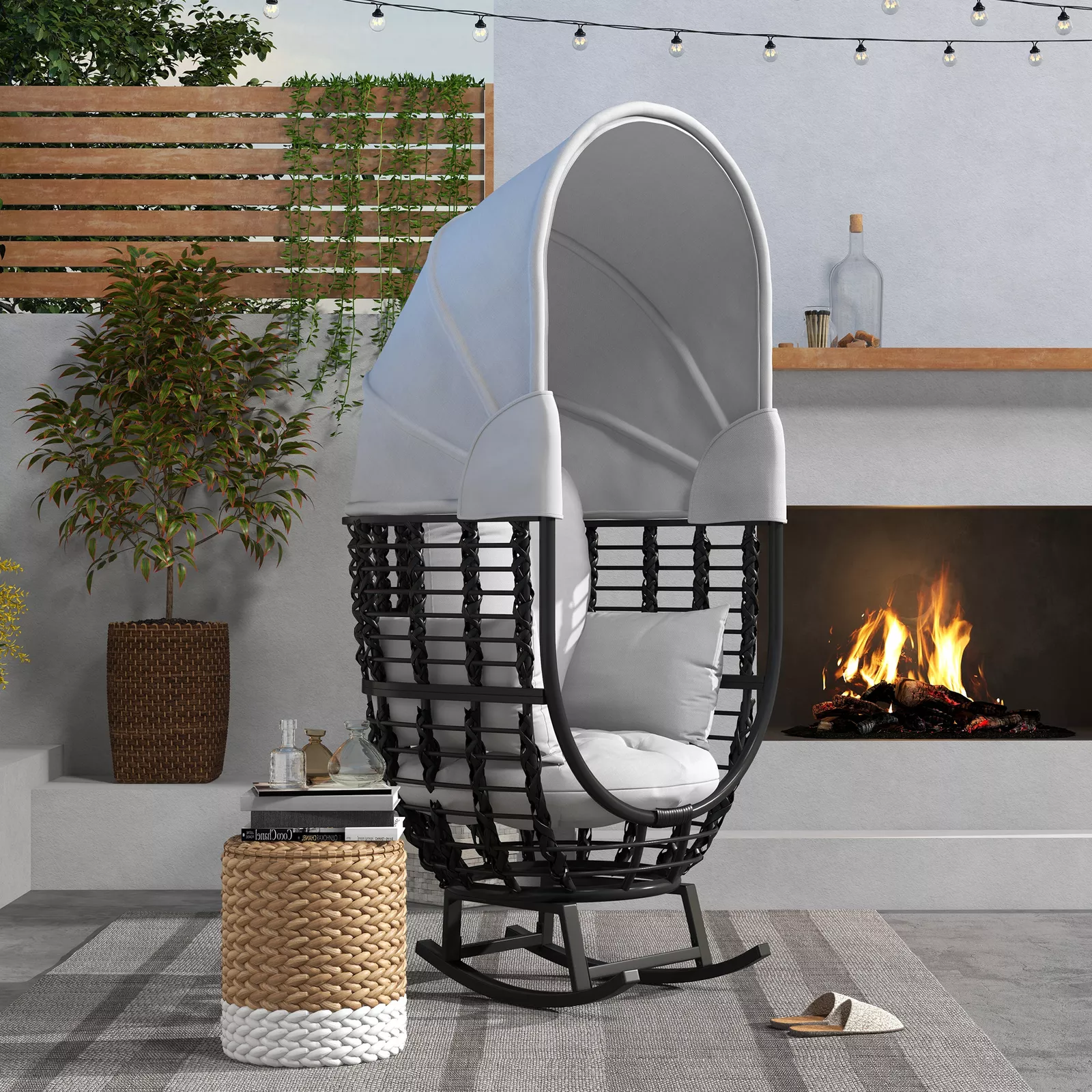Sasha Outdoor Patio Rocking Chair