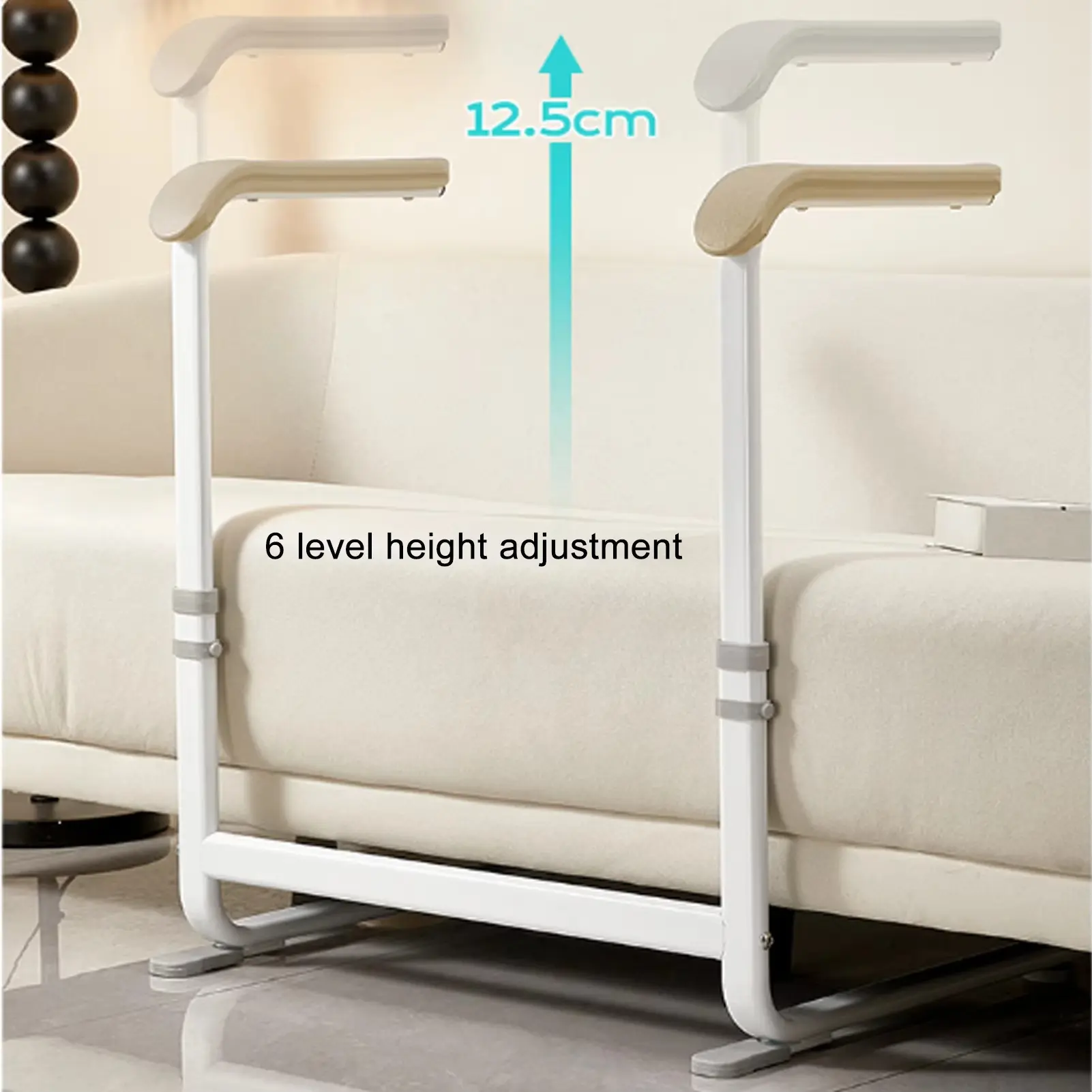 Senior Couch Standing Aid - Heavy Duty, Slip-Resistant with 6 Height Adjustments - Image 7