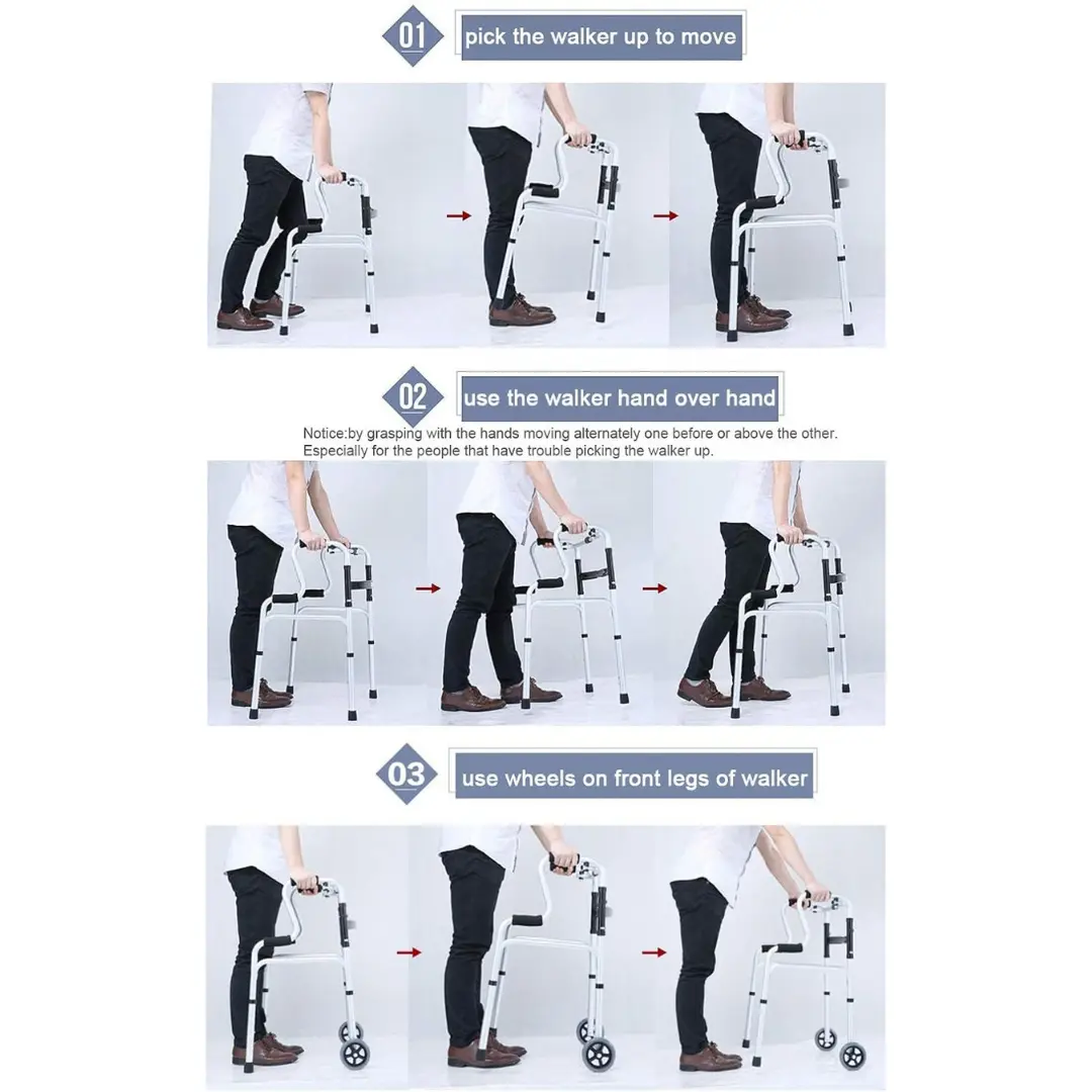 Senior Lightweight Mobility Walker (Dual Handle) - Image 4