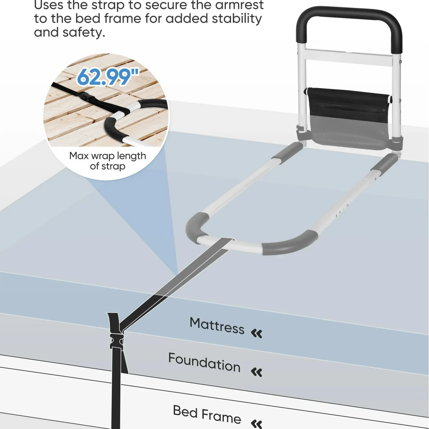 Senior Safety Bed Rail (With Lights) - Image 6