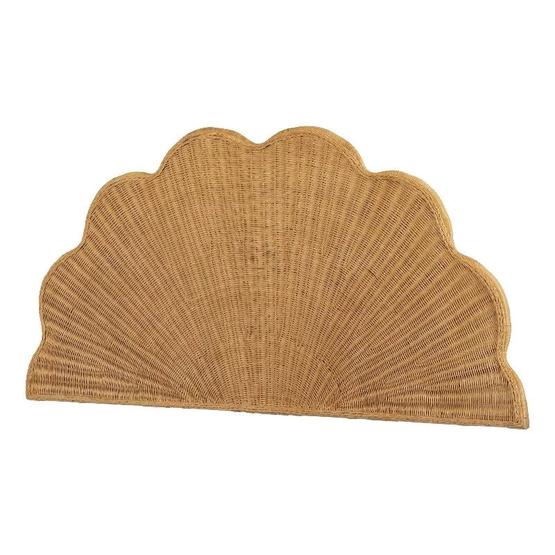 Silva Queen Rattan Wicker Bed Headboard - Image 2