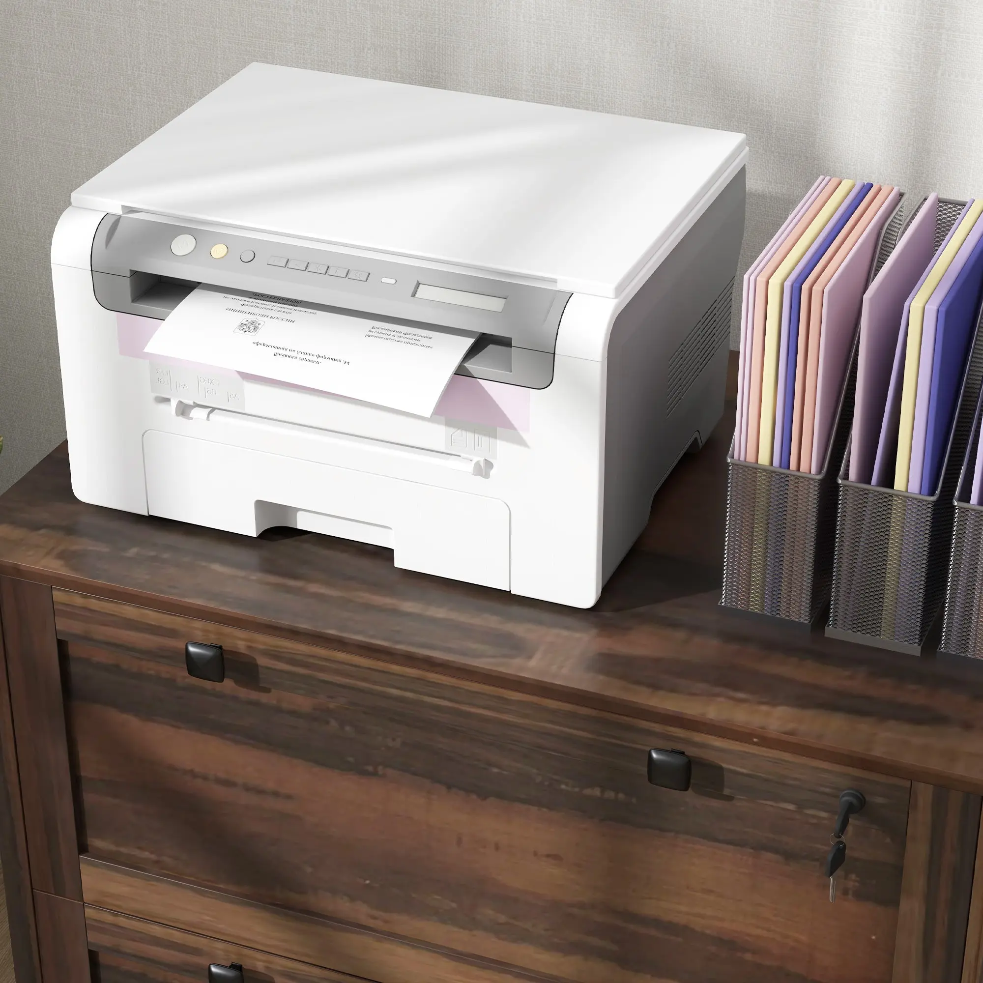 Solis 2 Drawers Lateral Filing Cabinet With Lock - Image 5