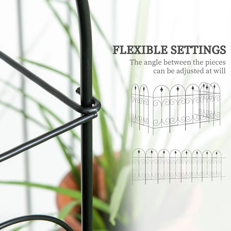 Spears Decorative Garden Fence (Set of 8) - Image 7