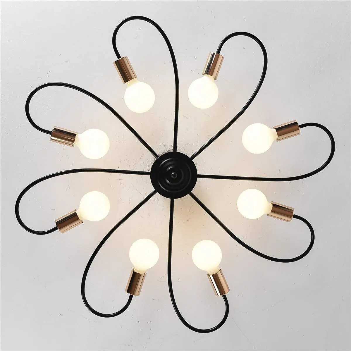 Spiral Sputnik Dining Room Chandelier - Image 3