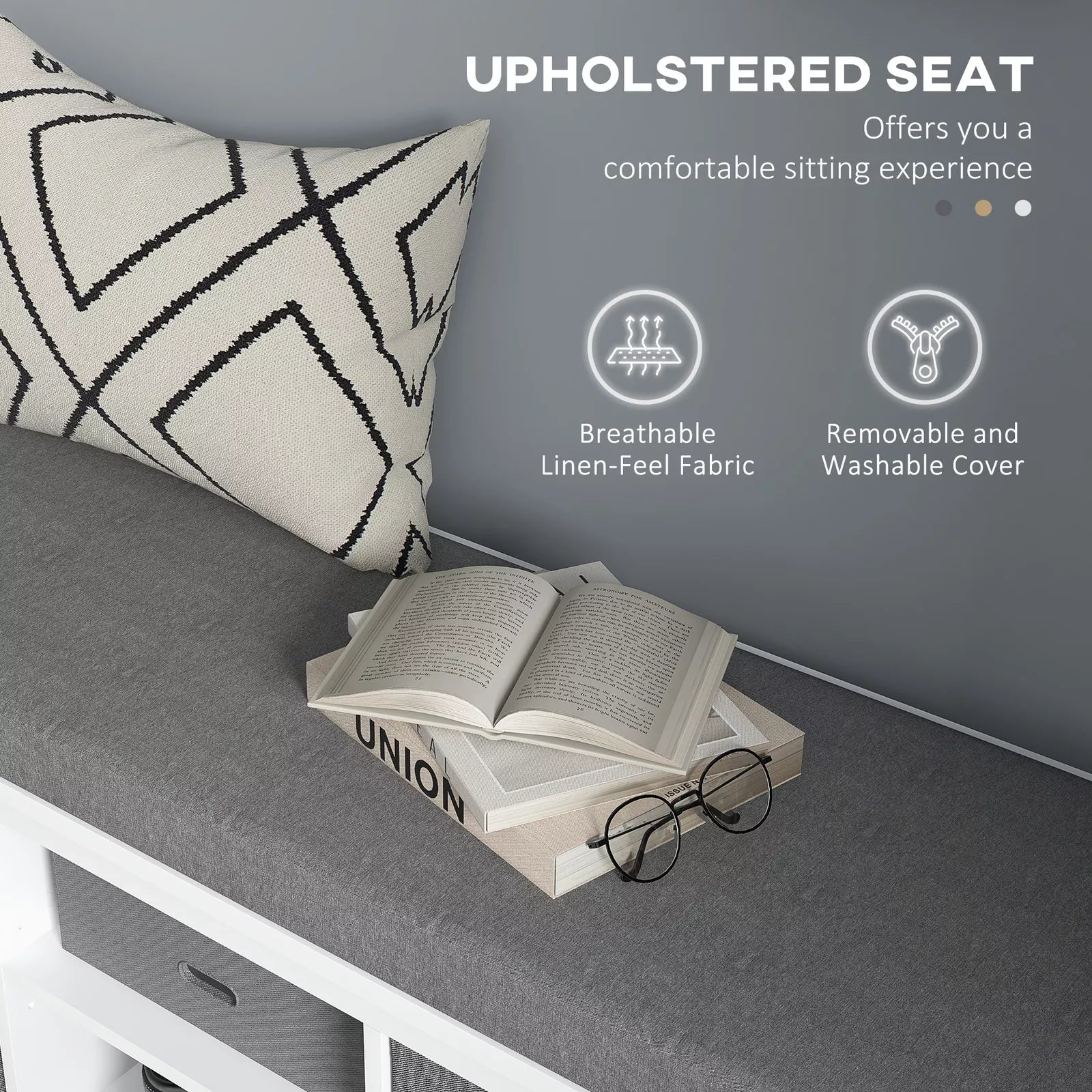 Stanley Entryway Shoe Storage Bench - Image 3