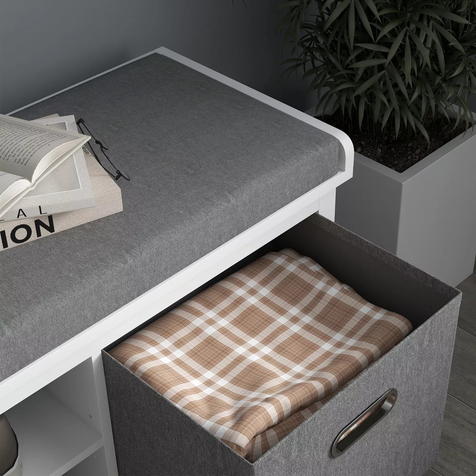 Stanley Entryway Shoe Storage Bench - Image 6