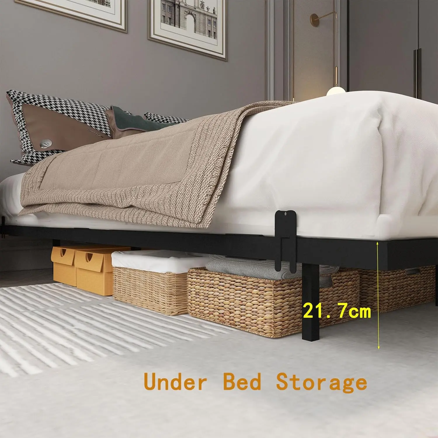 Steele Floating Bed Frame - Image 2